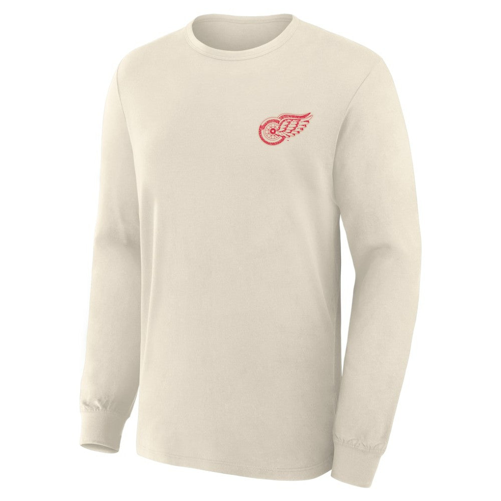 Detroit Red Wings Fanatics Centennial Legacy Long Sleeve T-Shirt - Beige | US 203171262