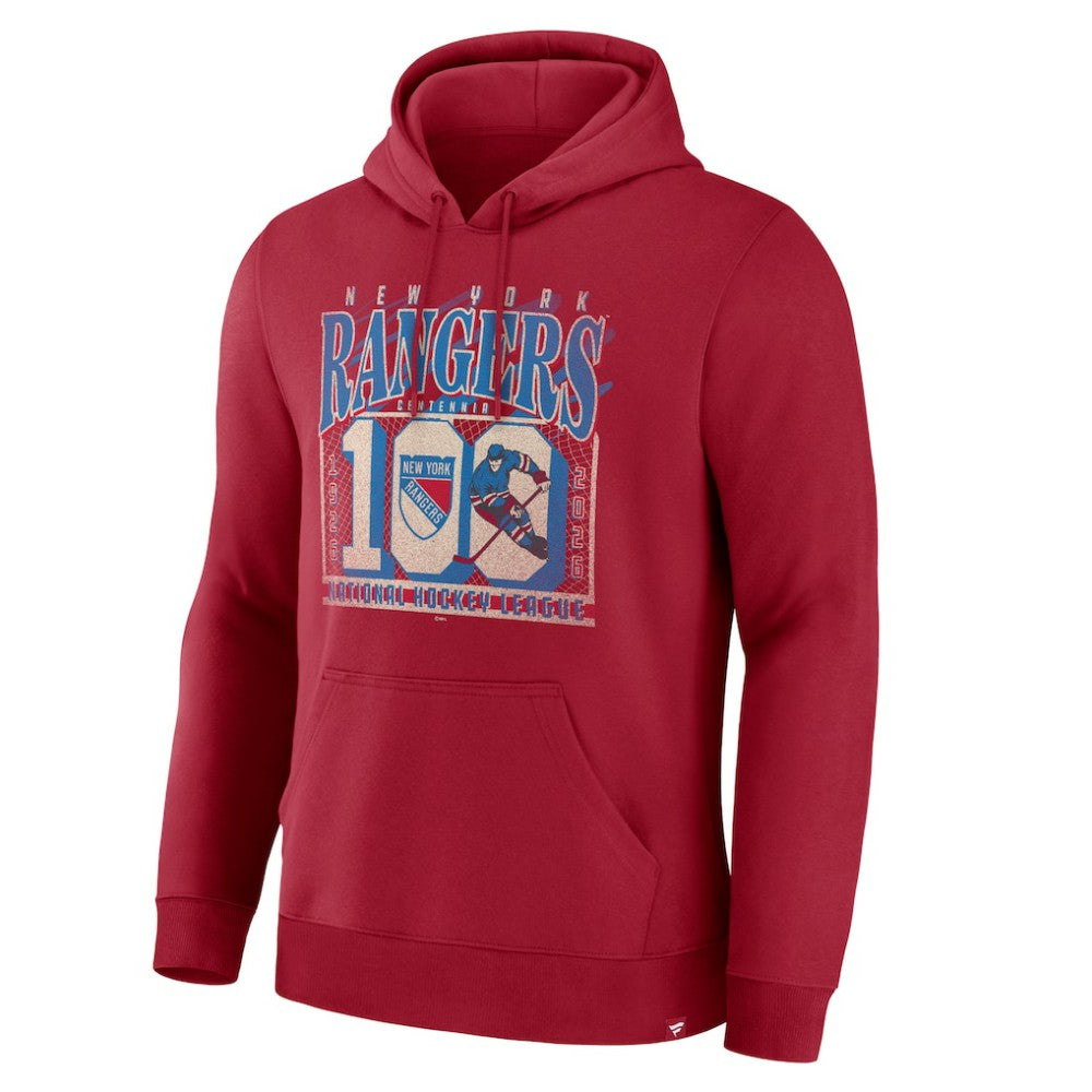 New York Rangers Fanatics Centennial Fleece Hoodie - Red | US 203171264