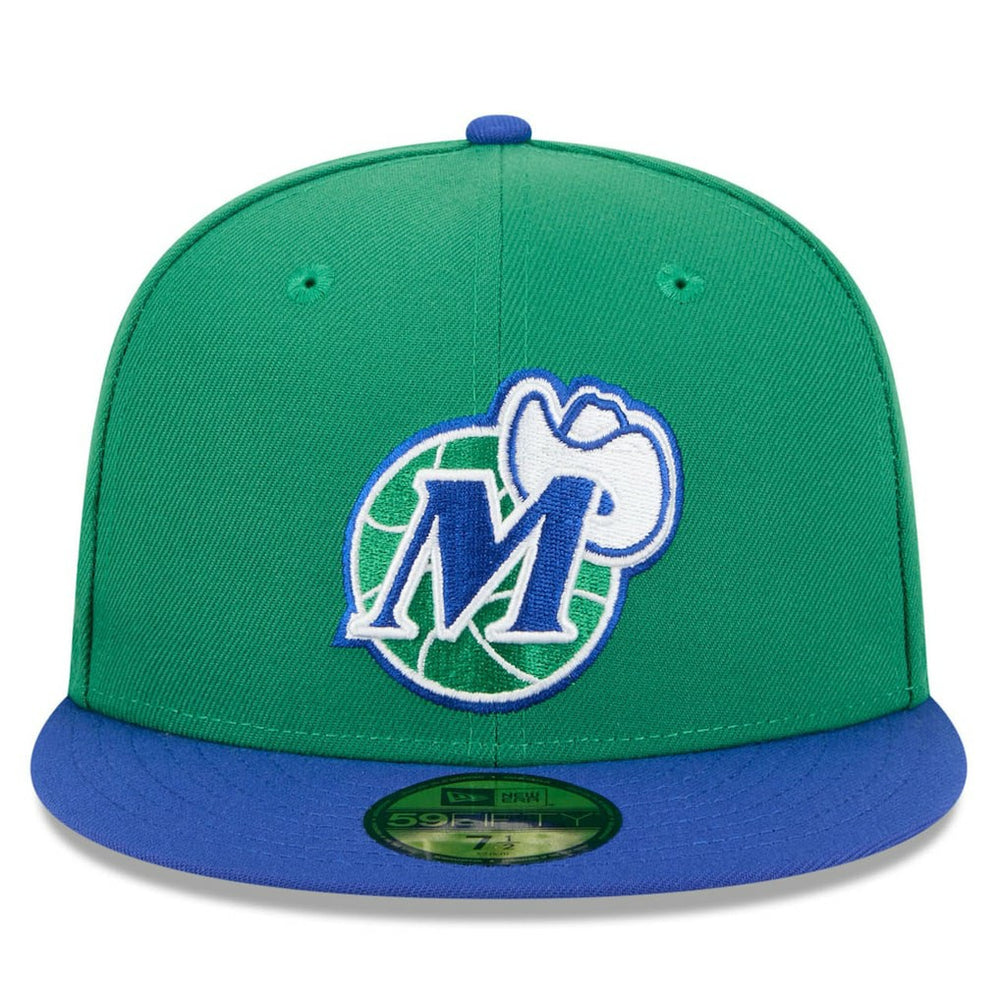 Dallas Mavericks 2025/26 Classic Edition Jersey Hook 59FIFTY Fitted Hat Green/Blue - New Era
