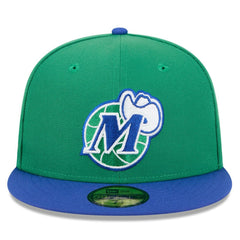 Dallas Mavericks 2025/26 Classic Edition Jersey Hook 59FIFTY Fitted Hat Green/Blue - New Era