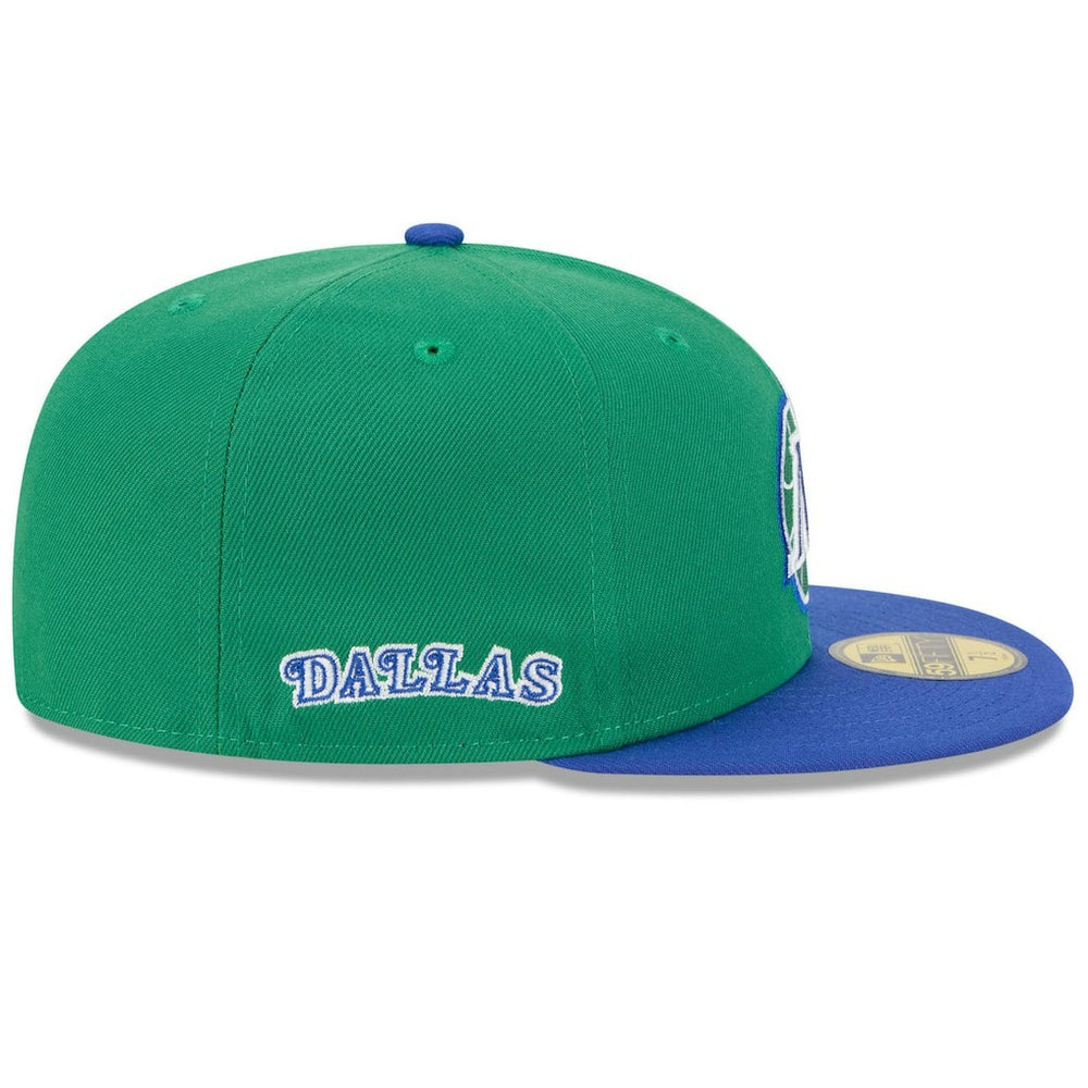 Dallas Mavericks 2025/26 Classic Edition Jersey Hook 59FIFTY Fitted Hat Green/Blue - New Era