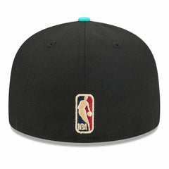 Memphis Grizzlies 2025/26 Classic Edition Jersey Hook 59FIFTY Fitted Hat Black/Turquoise - New Era
