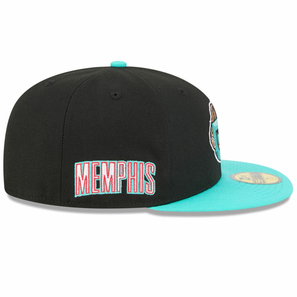Memphis Grizzlies 2025/26 Classic Edition Jersey Hook 59FIFTY Fitted Hat Black/Turquoise - New Era