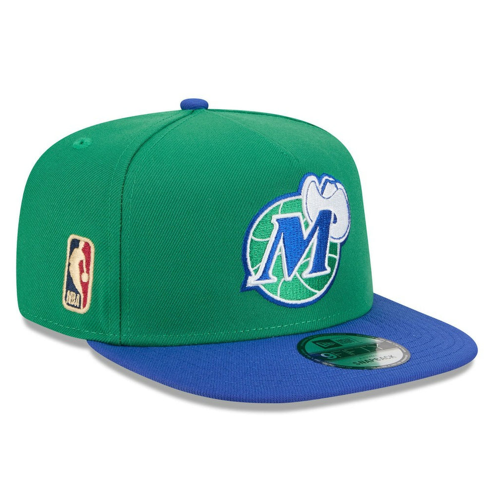 Dallas Mavericks 2025/26 Classic Edition Jersey Hook A-Frame 9FIFTY Snapback Hat Green/Blue - New Era