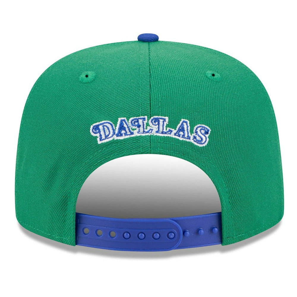 Dallas Mavericks 2025/26 Classic Edition Jersey Hook A-Frame 9FIFTY Snapback Hat Green/Blue - New Era