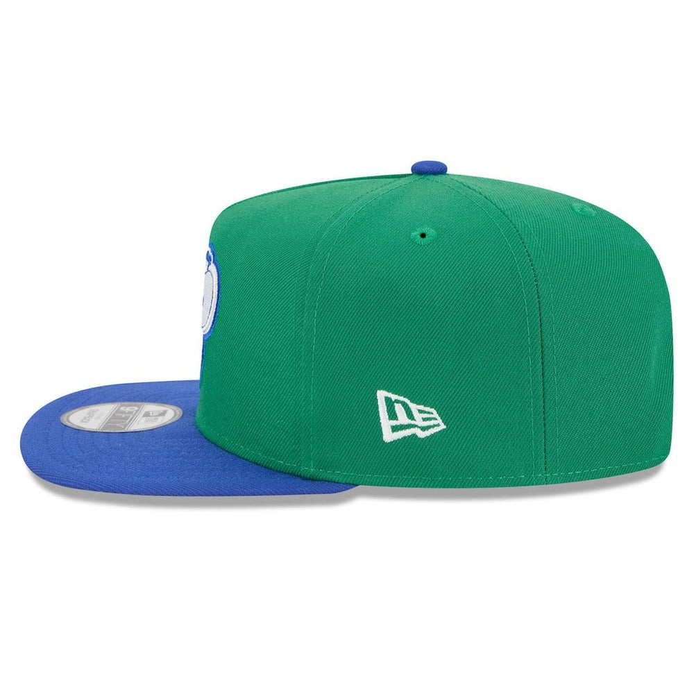Dallas Mavericks 2025/26 Classic Edition Jersey Hook A-Frame 9FIFTY Snapback Hat Green/Blue - New Era