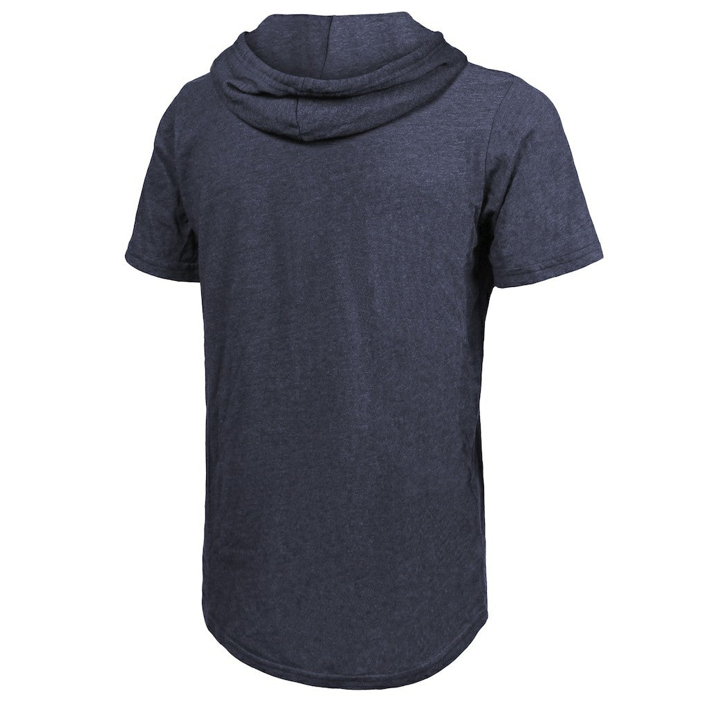 Indiana Pacers Majestic Threads Tri-Blend Hoodie T-Shirt Navy