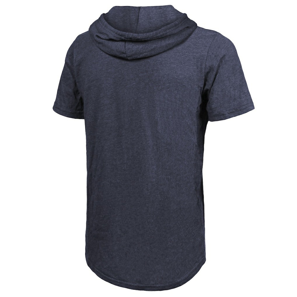 Indiana Pacers Majestic Threads Tri-Blend Hoodie T-Shirt Navy