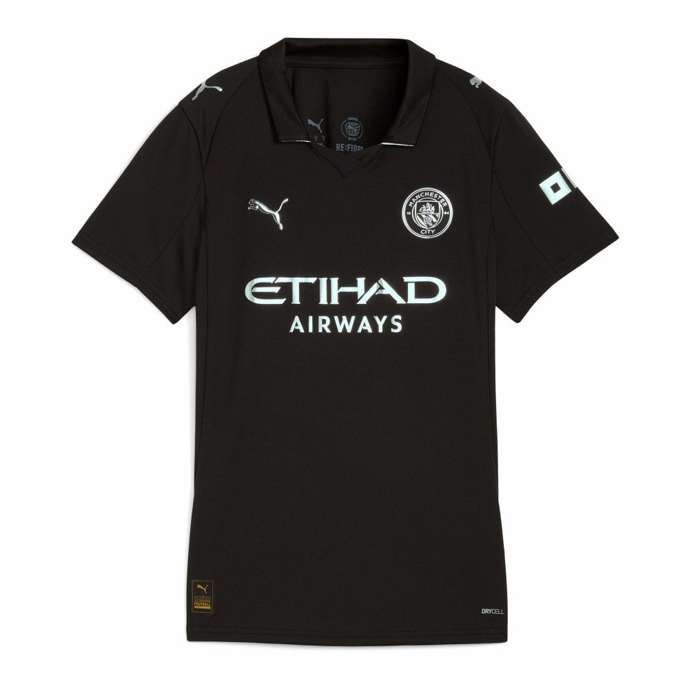 Manchester City Women's 2025/26 Away Replica Jersey Black - Puma sale
