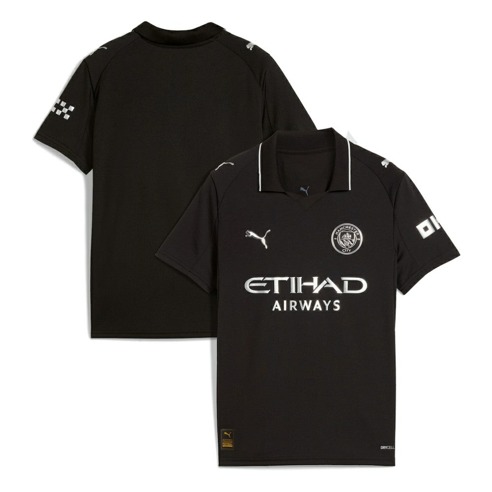 Manchester City Youth 2025/26 Away Replica Jersey Black - Puma for sale