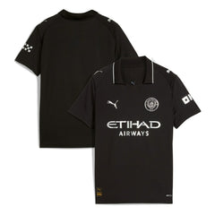 Manchester City Youth 2025/26 Away Replica Jersey Black - Puma for sale