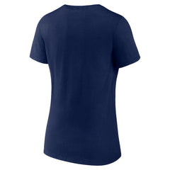 Indiana Pacers Women's '90s Graphic V-Neck T-Shirt Navy