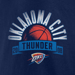 Oklahoma City Thunder Women's '90s Graphic V-Neck T-Shirt Navy outlet