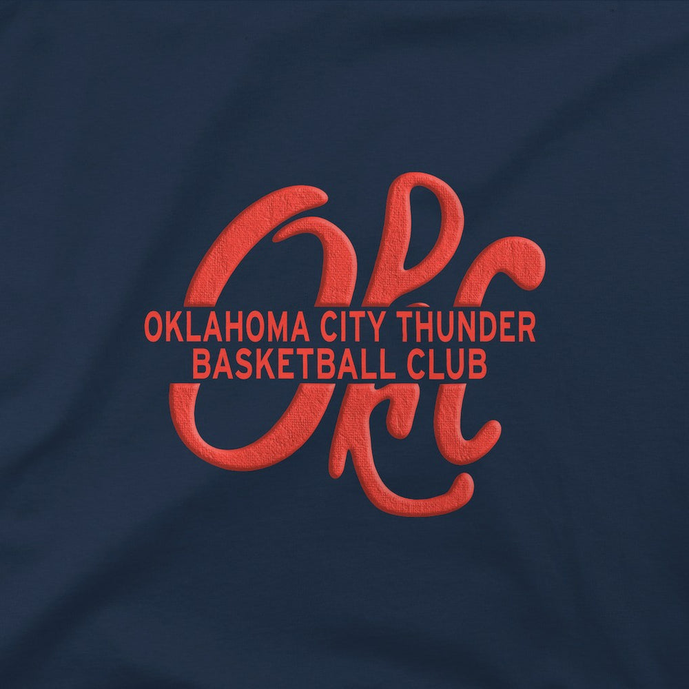 Oklahoma City Thunder Stadium Essentials Unisex Thunder Up Urban T-Shirt Navy