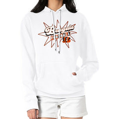 Cincinnati Bengals Starter Women's Drive-In Sign Pullover Hoodie - White Hoodies