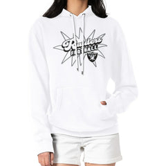 Las Vegas Raiders Starter Women's Drive-In Sign Pullover Hoodie - White Hoodies