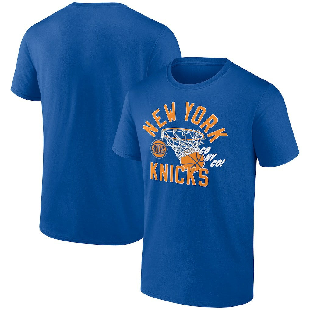 New York Knicks Swishing Hoop T-Shirt Blue outlet