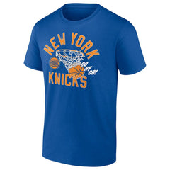 New York Knicks Swishing Hoop T-Shirt Blue outlet