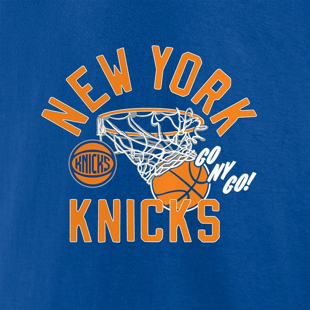 New York Knicks Swishing Hoop T-Shirt Blue outlet