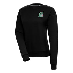 Mexico National Team Antigua Women's Takeover Pullover Sweatshirt Black
