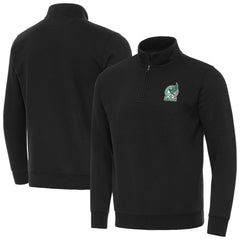 Mexico National Team Antigua Landslide Quarter-Zip Pullover Black