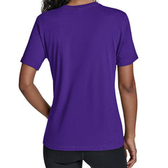 Minnesota Vikings Starter Women's Arch Stripe T-Shirt - Purple T-shirts