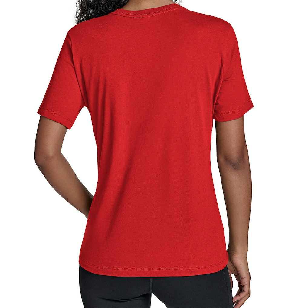 San Francisco 49ers Starter Women's Arch Stripe T-Shirt - Scarlet T-shirts