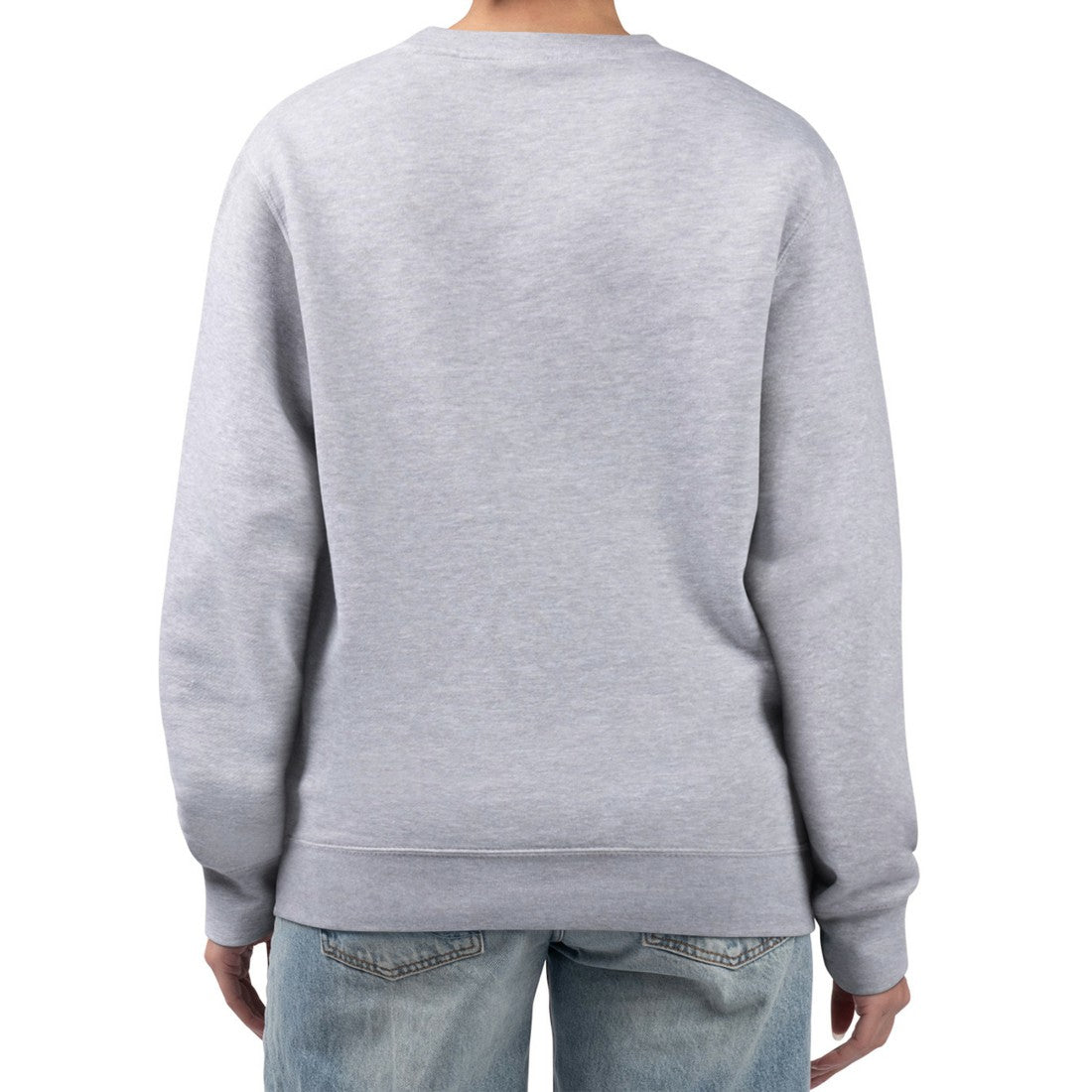 Denver Broncos Starter Women's Arch Stripe Fleece Pullover Sweatshirt - Gray Pullover