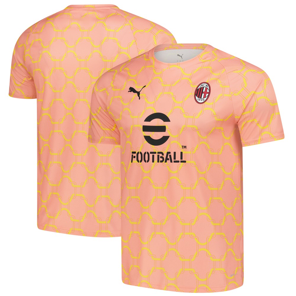 AC Milan 2025/26 Pre-Match dryCell Training Jersey Light Orange - Puma outlet
