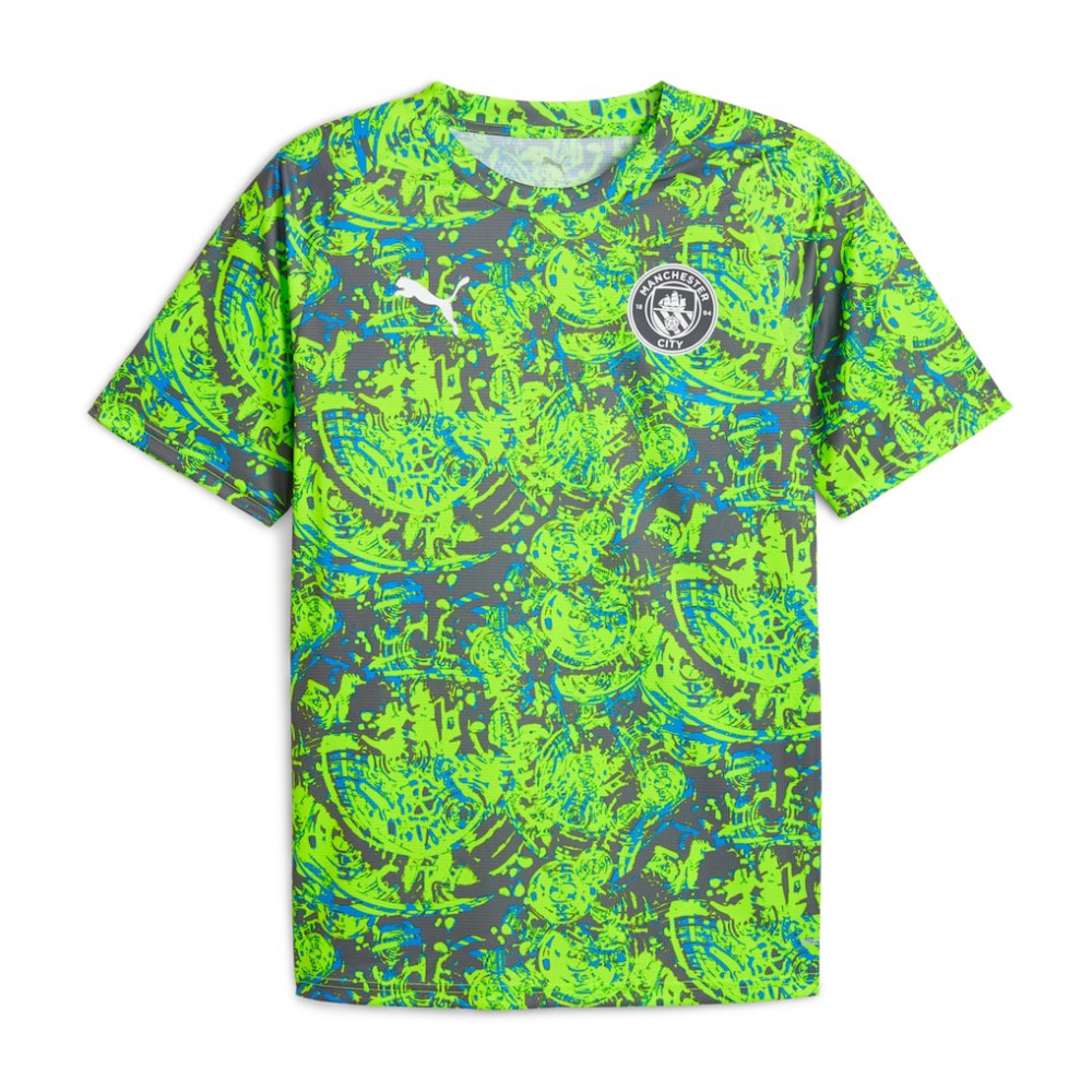 Manchester City 2025/26 Pre-Match Training Jersey Green - Puma sale