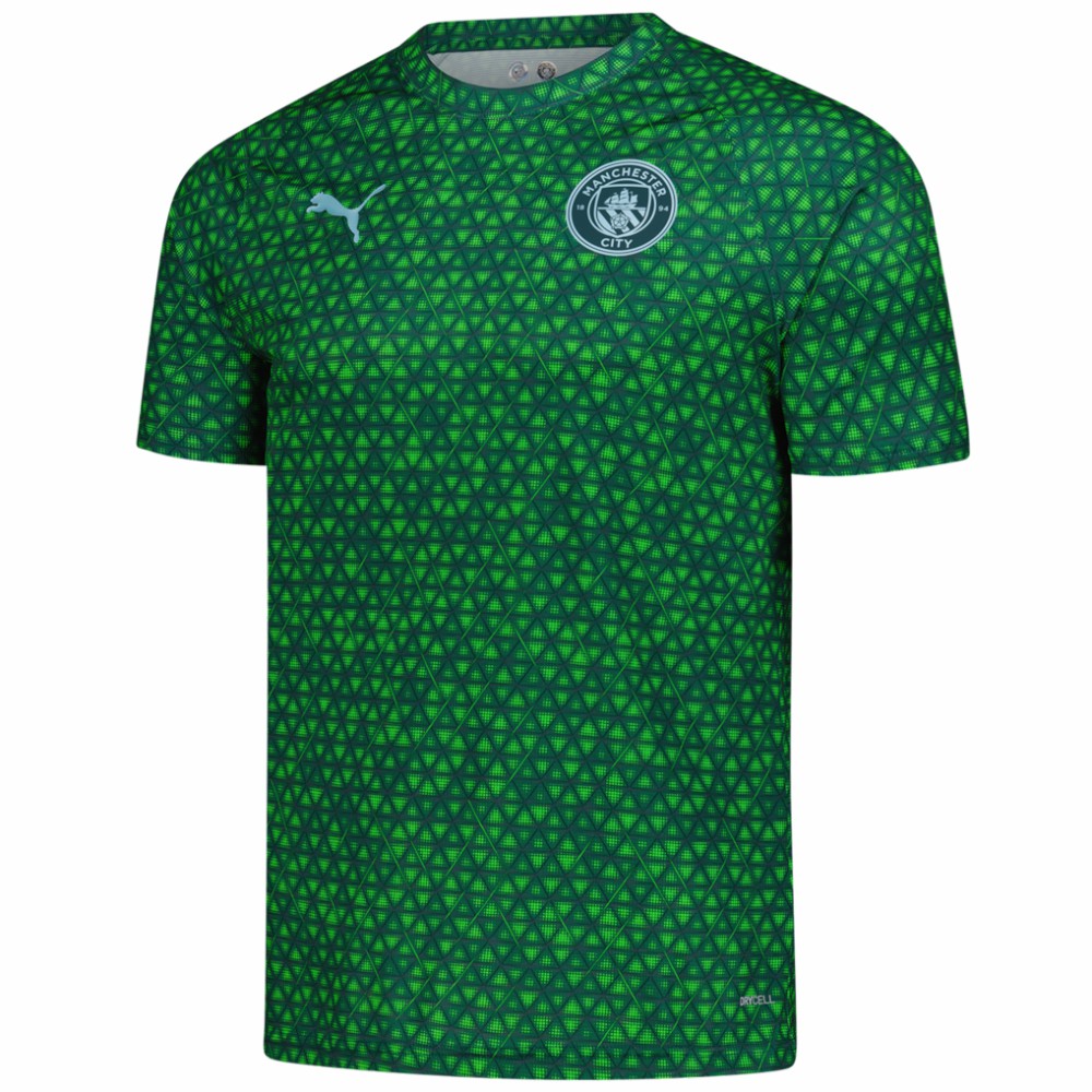 Manchester City 2025/26 Pre-Match Training Jersey Green - Puma sale