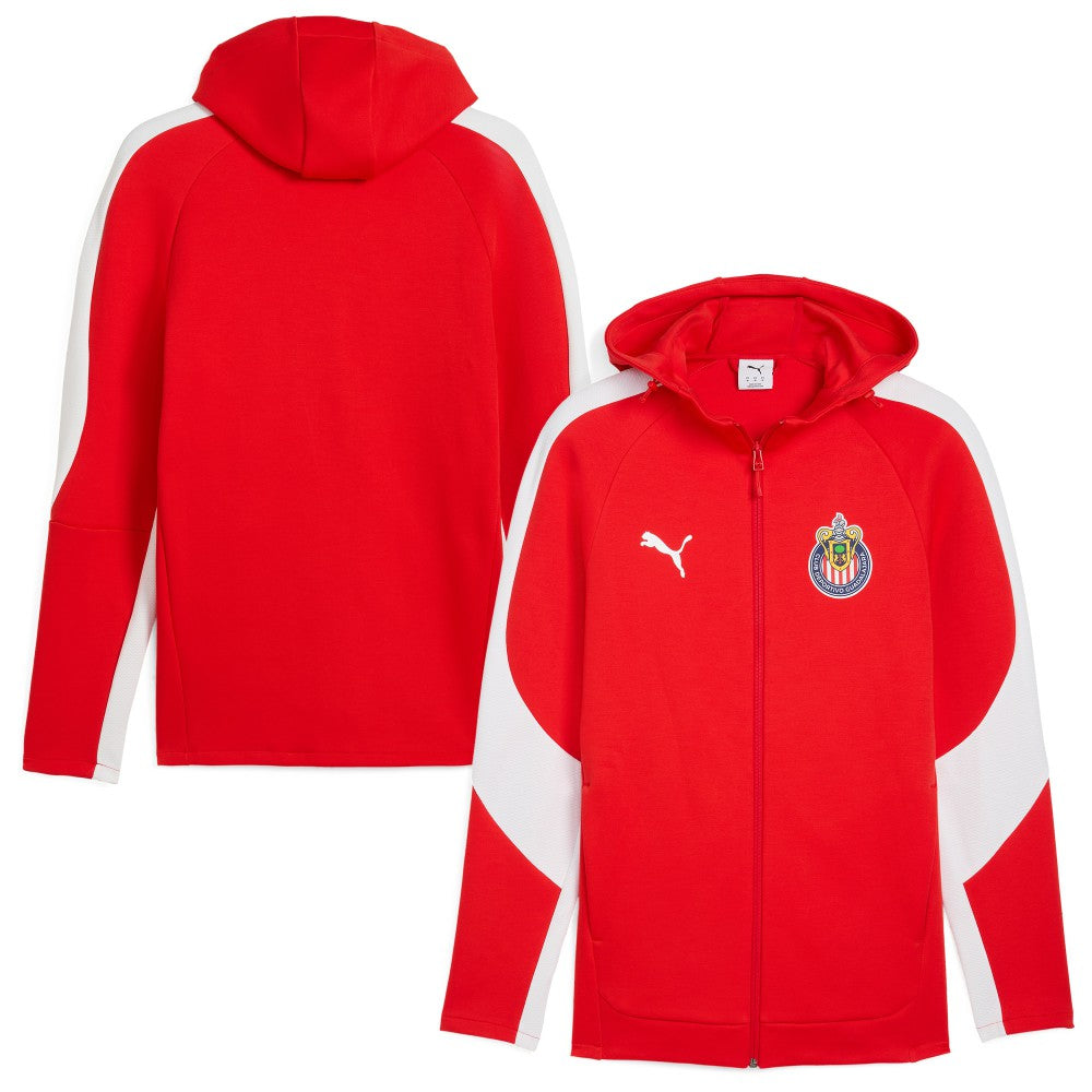 Chivas Evostripe Raglan Full-Zip Hooded Jacket Red - Puma sale