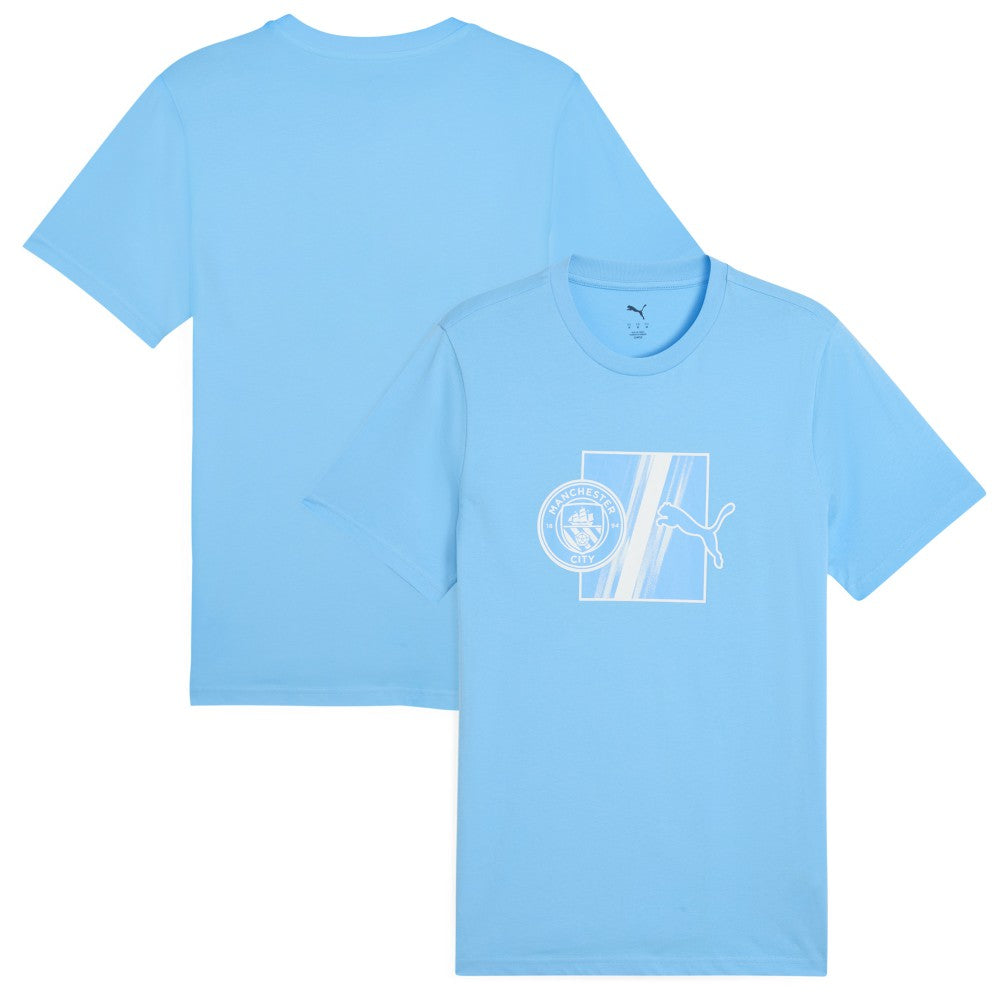 Manchester City ftblCulture T-Shirt Sky Blue - Puma for sale