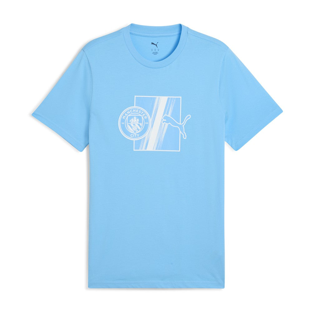 Manchester City ftblCulture T-Shirt Sky Blue - Puma for sale
