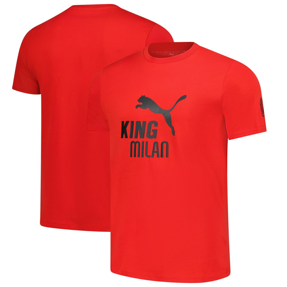 AC Milan 2025/26 King Logo T-Shirt Red - Puma discount