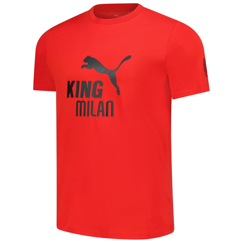 AC Milan 2025/26 King Logo T-Shirt Red - Puma discount
