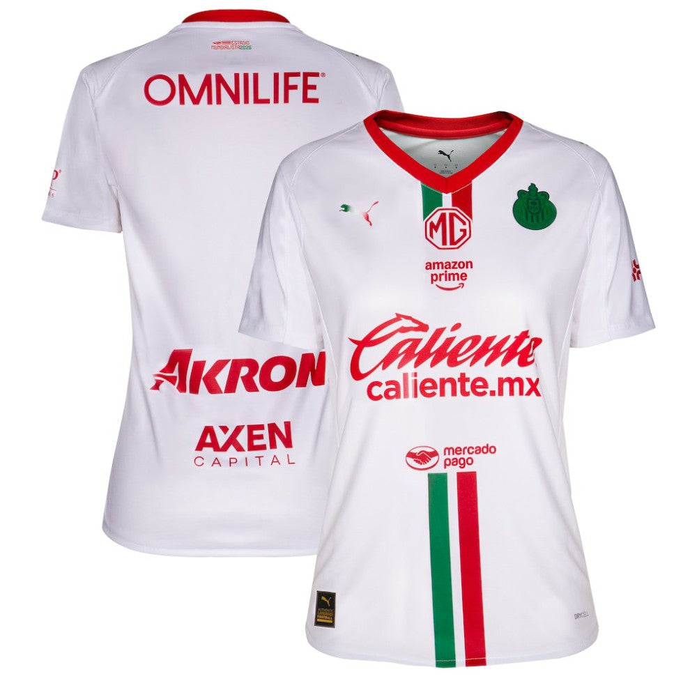 Chivas Women's 2025/26 Away Replica Jersey White - Puma outlet