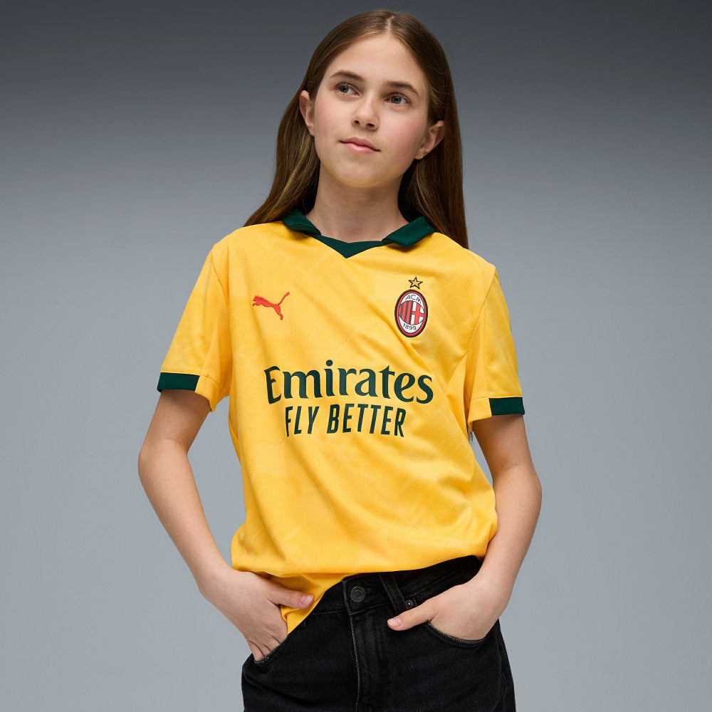 AC Milan Youth 2025/26 Third Replica Jersey Yellow - Puma discount