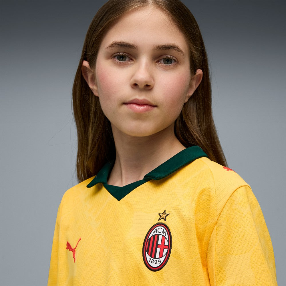 AC Milan Youth 2025/26 Third Replica Jersey Yellow - Puma discount