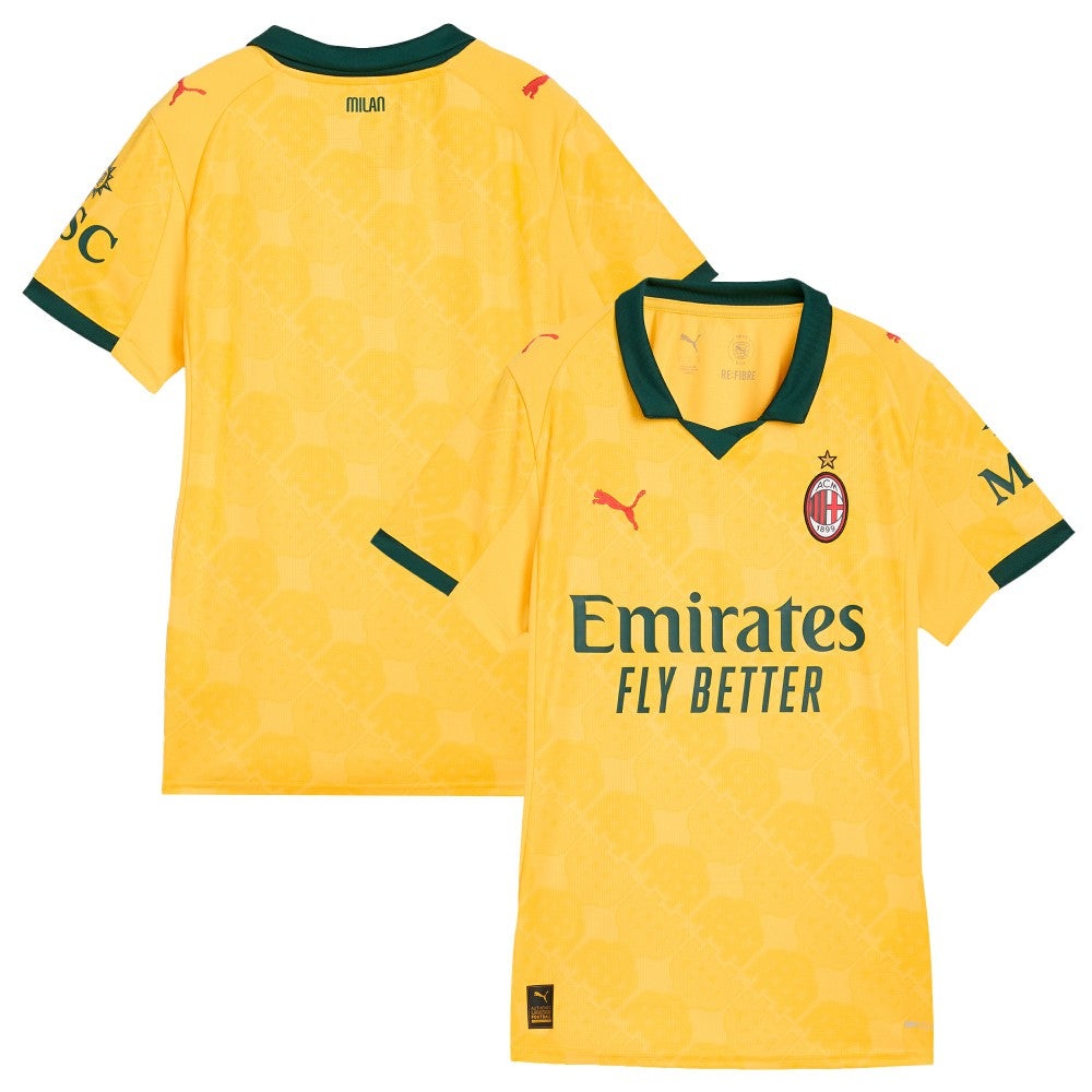 AC Milan Women's 2025/26 Third Replica Jersey Yellow - Puma on sale