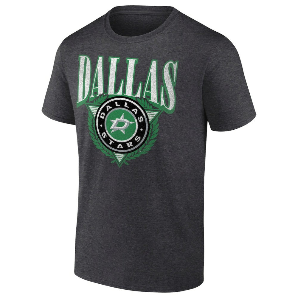Dallas Stars Retro Seal T-Shirt - Charcoal | US 203175577