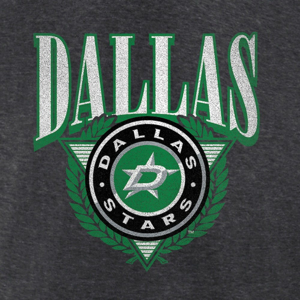 Dallas Stars Retro Seal T-Shirt - Charcoal | US 203175577