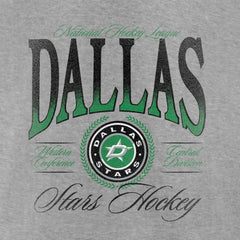 Dallas Stars Women's Retro Script V-Neck T-Shirt - Gray | US 203175580