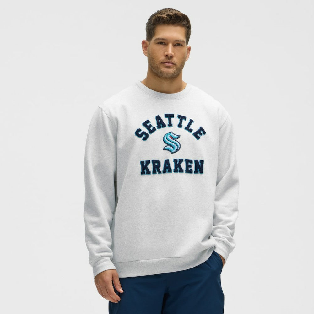 Seattle Kraken lululemon Steady State Crew - Heathered Core Ultra Light Grey | US 203175629
