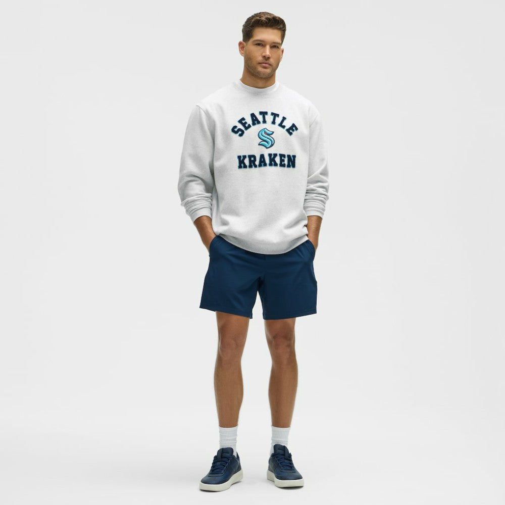 Seattle Kraken lululemon Steady State Crew - Heathered Core Ultra Light Grey | US 203175629