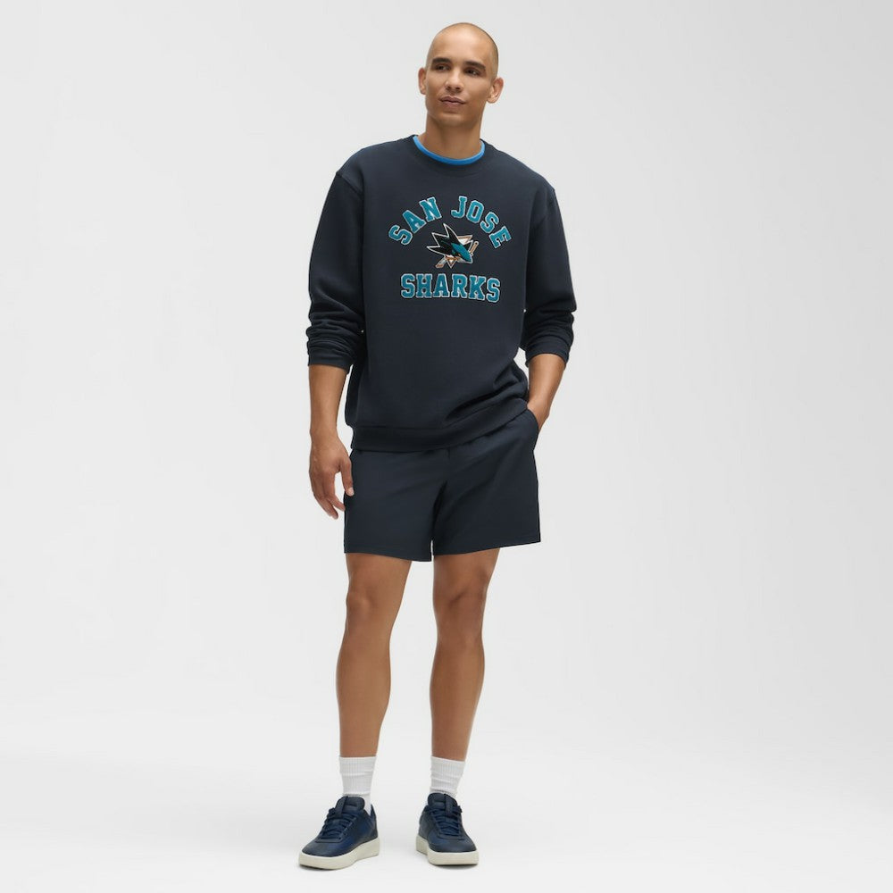San Jose Sharks lululemon Steady State Crew - True Navy | US 203175633