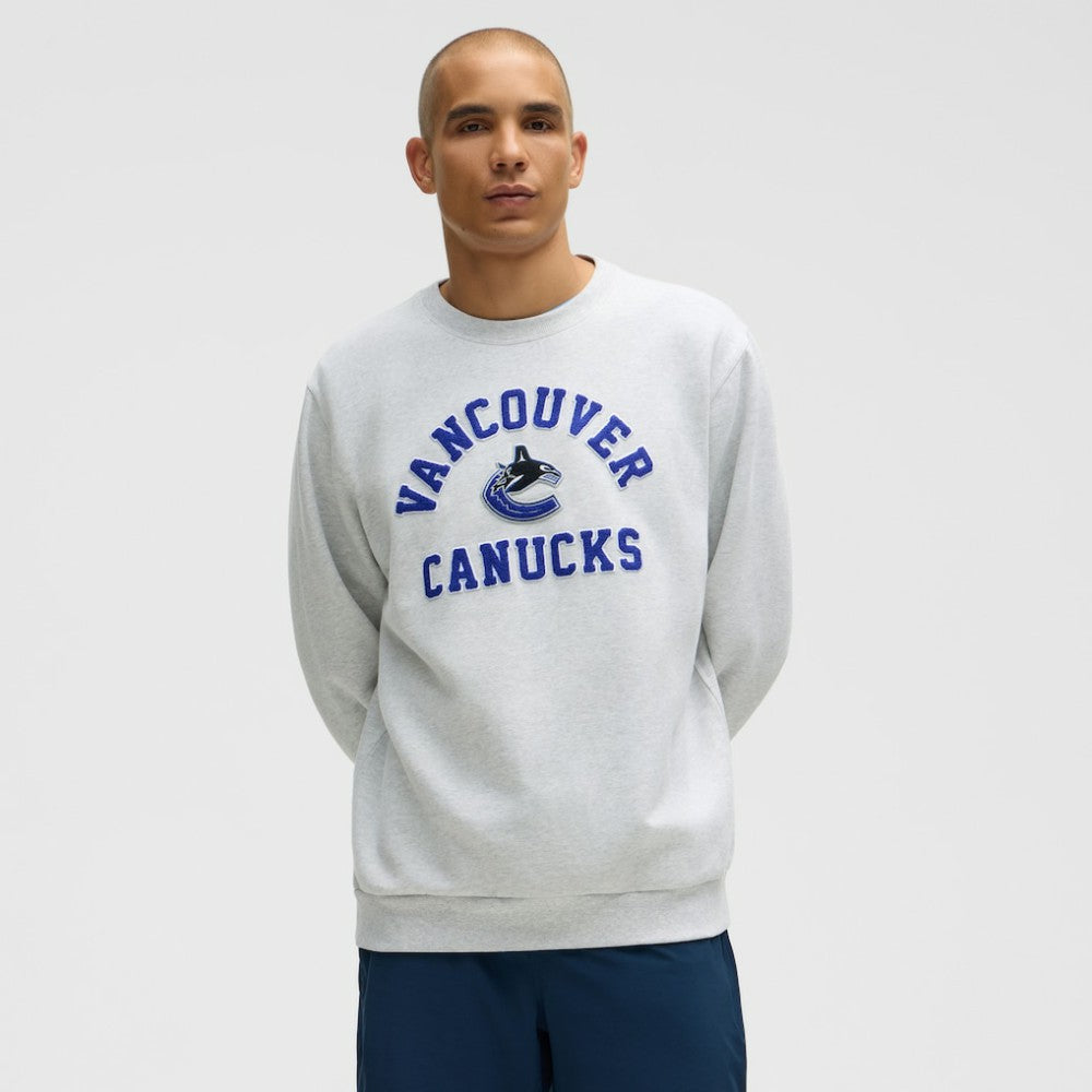 Vancouver Canucks lululemon Steady State Crew - Heathered Core Ultra Light Grey | US 203175640