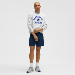 Vancouver Canucks lululemon Steady State Crew - Heathered Core Ultra Light Grey | US 203175640