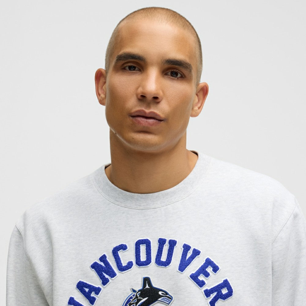 Vancouver Canucks lululemon Steady State Crew - Heathered Core Ultra Light Grey | US 203175640