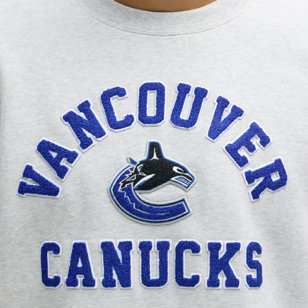 Vancouver Canucks lululemon Steady State Crew - Heathered Core Ultra Light Grey | US 203175640